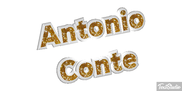 Antonio Conte Text effect