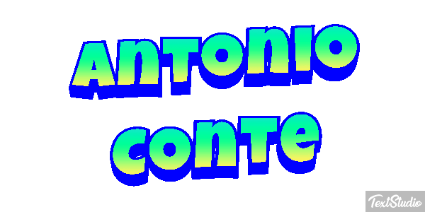 Antonio Conte Text effect