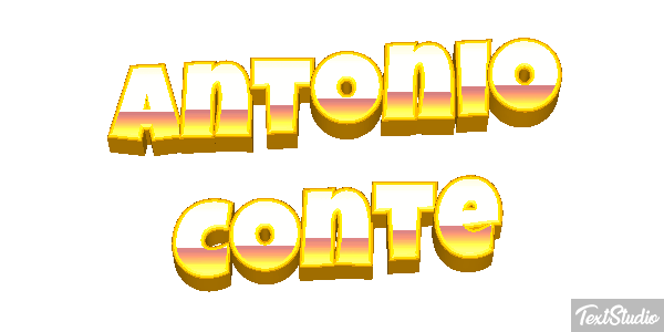 Antonio Conte Text effect