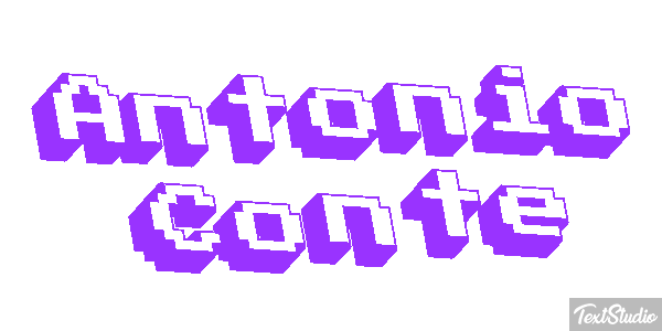 Antonio Conte Text effect