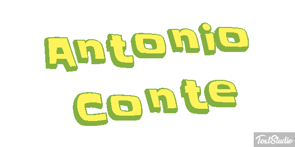 Antonio Conte Text effect