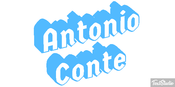 Antonio Conte Text effect
