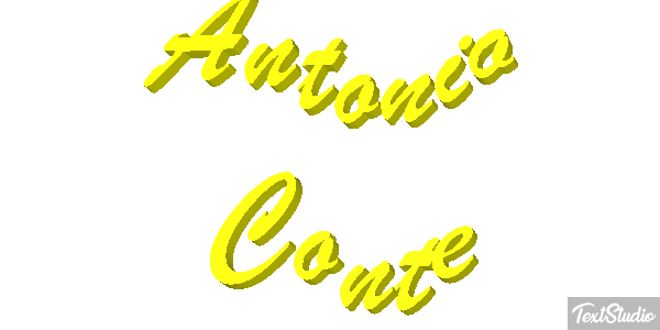 Antonio Conte Text effect
