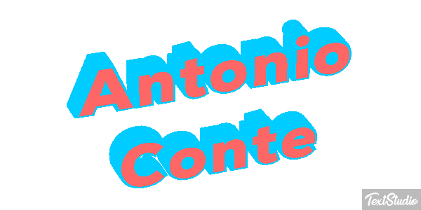 Antonio Conte Text effect