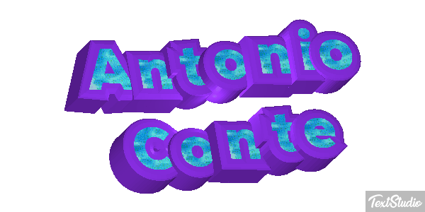 Antonio Conte Text effect
