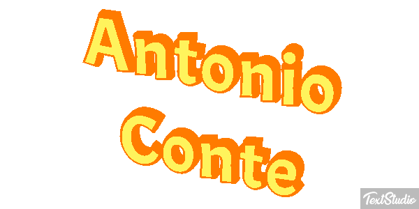 Antonio Conte Text effect