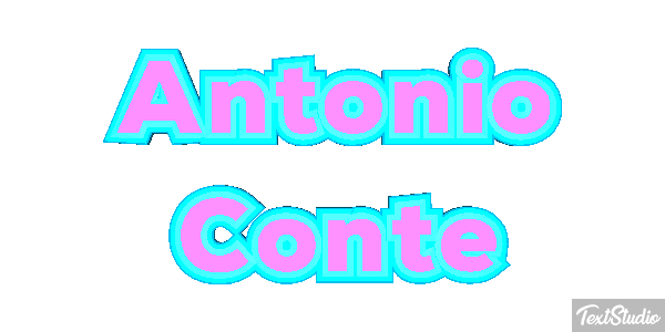 Antonio Conte Text effect