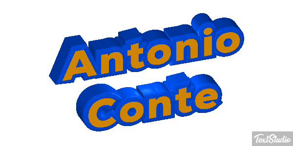 Antonio Conte Text effect