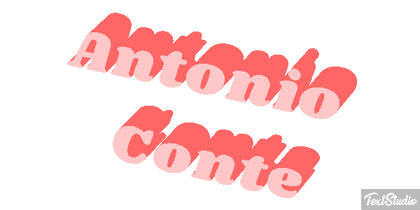 Antonio Conte Text effect