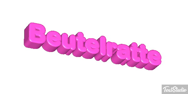 Beutelratte Efecto de texto