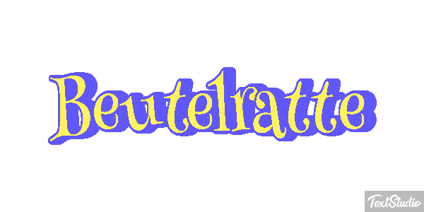 Beutelratte Efecto de texto