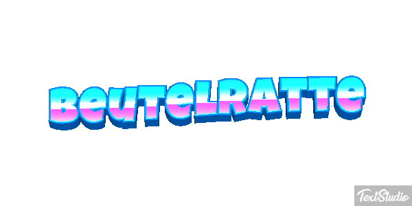 Beutelratte Efecto de texto