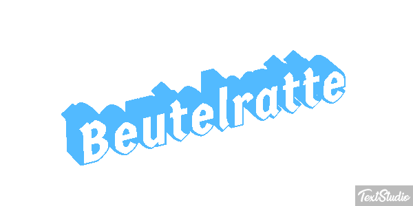 Beutelratte Efecto de texto