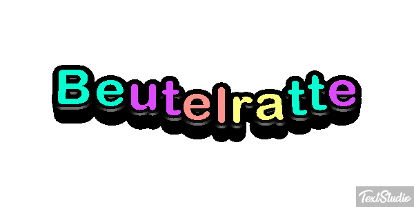 Beutelratte Efecto de texto