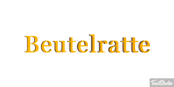 Beutelratte Efecto de texto