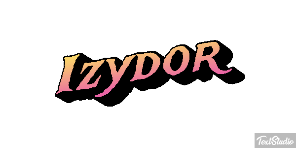 Izydor Efecto de texto