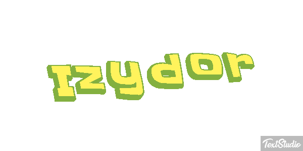 Izydor Efecto de texto