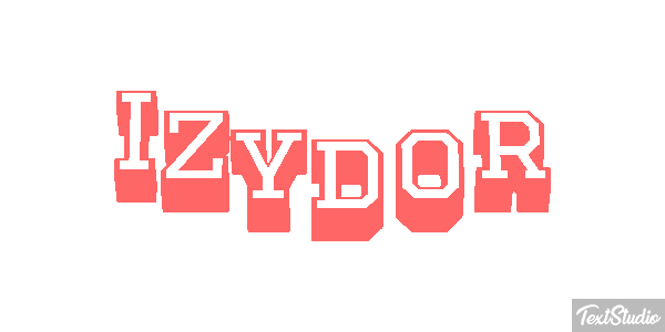 Izydor Efecto de texto