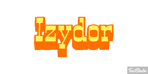 Izydor Efecto de texto