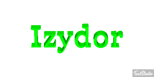 Izydor Efecto de texto