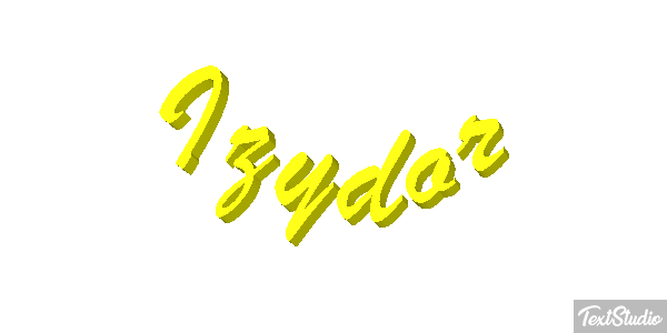 Izydor Efecto de texto