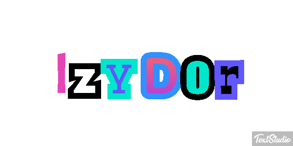 Izydor Efecto de texto