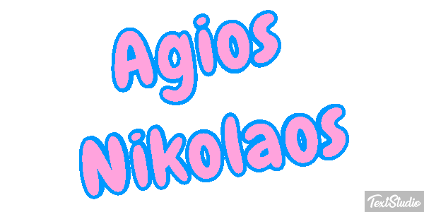 Agios Nikolaos Effetto testo