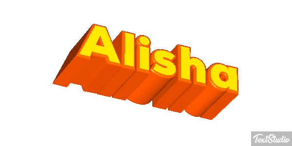 Alisha Text effect