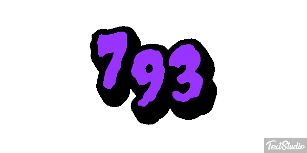 793 テキスト効果