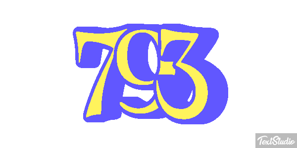 793 テキスト効果