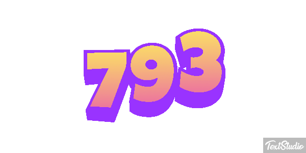 793 テキスト効果