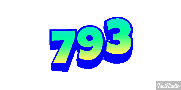 793 テキスト効果