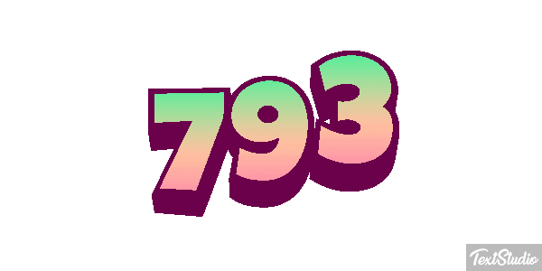 793 テキスト効果