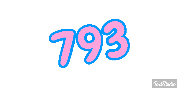 793 テキスト効果
