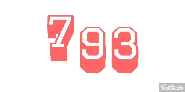 793 テキスト効果