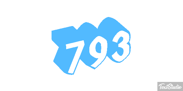 793 テキスト効果