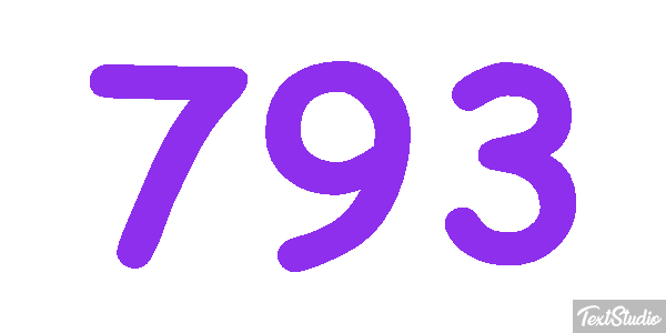 793 テキスト効果