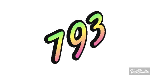 793 テキスト効果