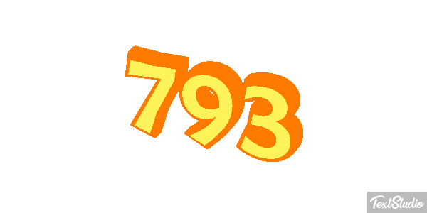 793 テキスト効果