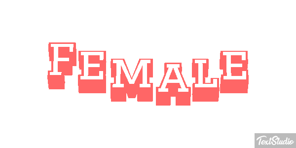 Female Текстовый эффект