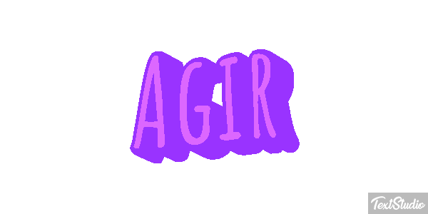 Agir Tekst effect