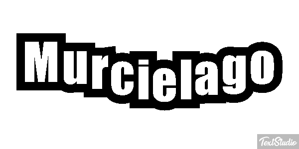 Murciélago Efecto de texto