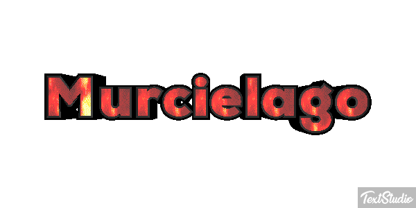Murciélago Efecto de texto