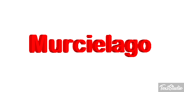 Murciélago Efecto de texto