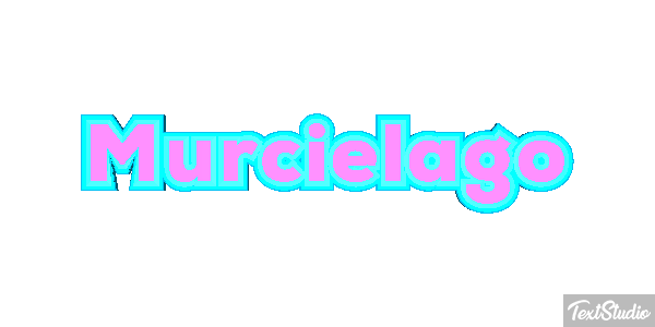 Murciélago Efecto de texto