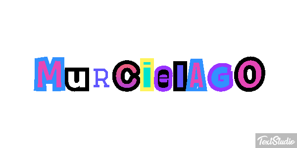 Murciélago Efecto de texto