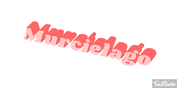 Murciélago Efecto de texto