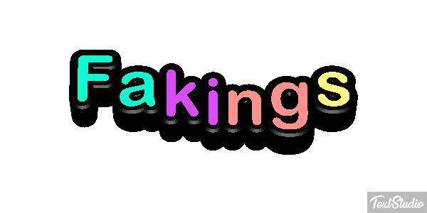 Fakings Efekt tekstowy