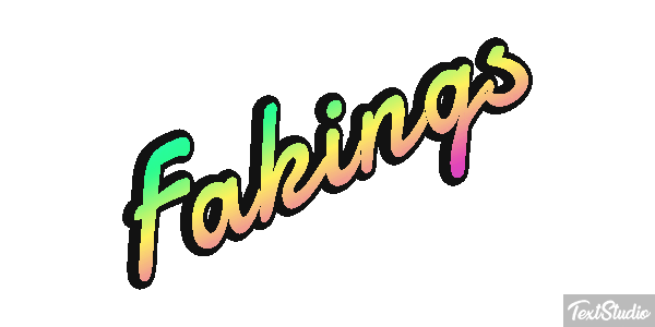 Fakings Efekt tekstowy