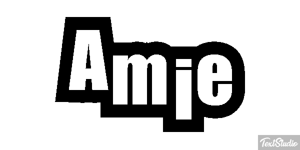 Amie Текстовый эффект